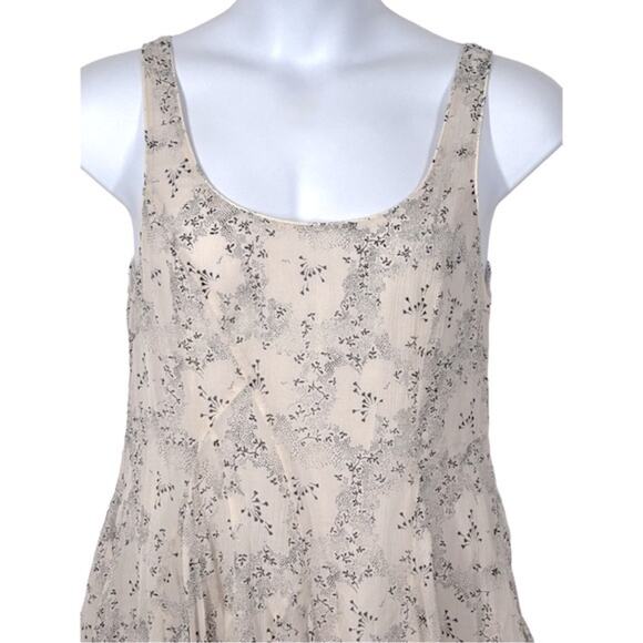 Rebecca Taylor Floral Print Godet Mini Dress Size 10 NWOT Fit & Flare Silk - Picture 5 of 16